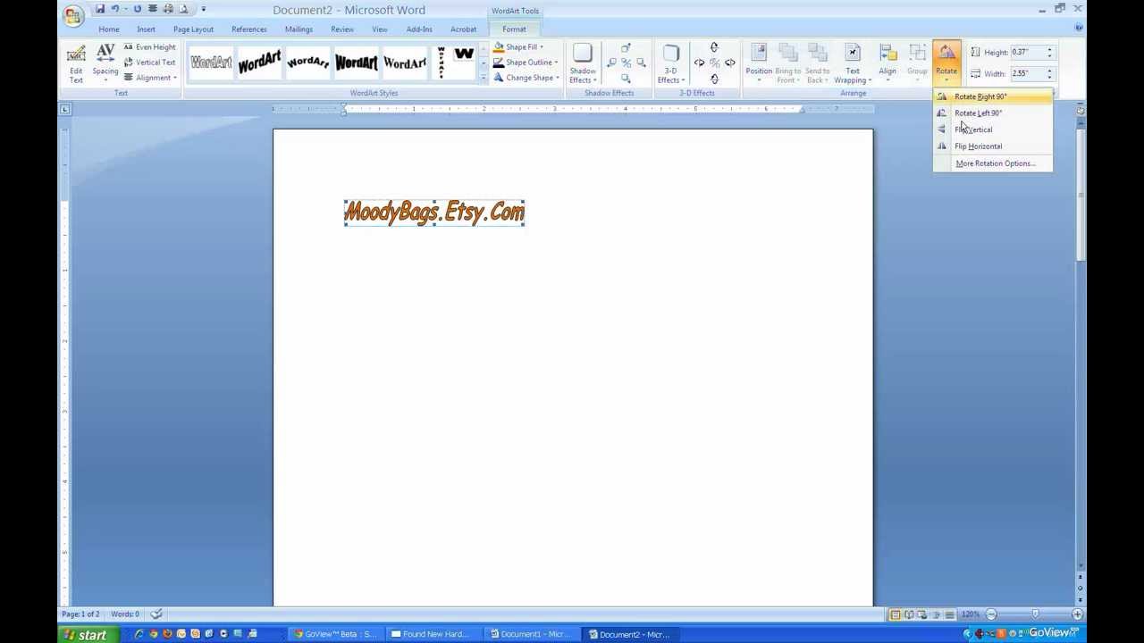 How To Print Mirror Image Text Word 2011 For Mac